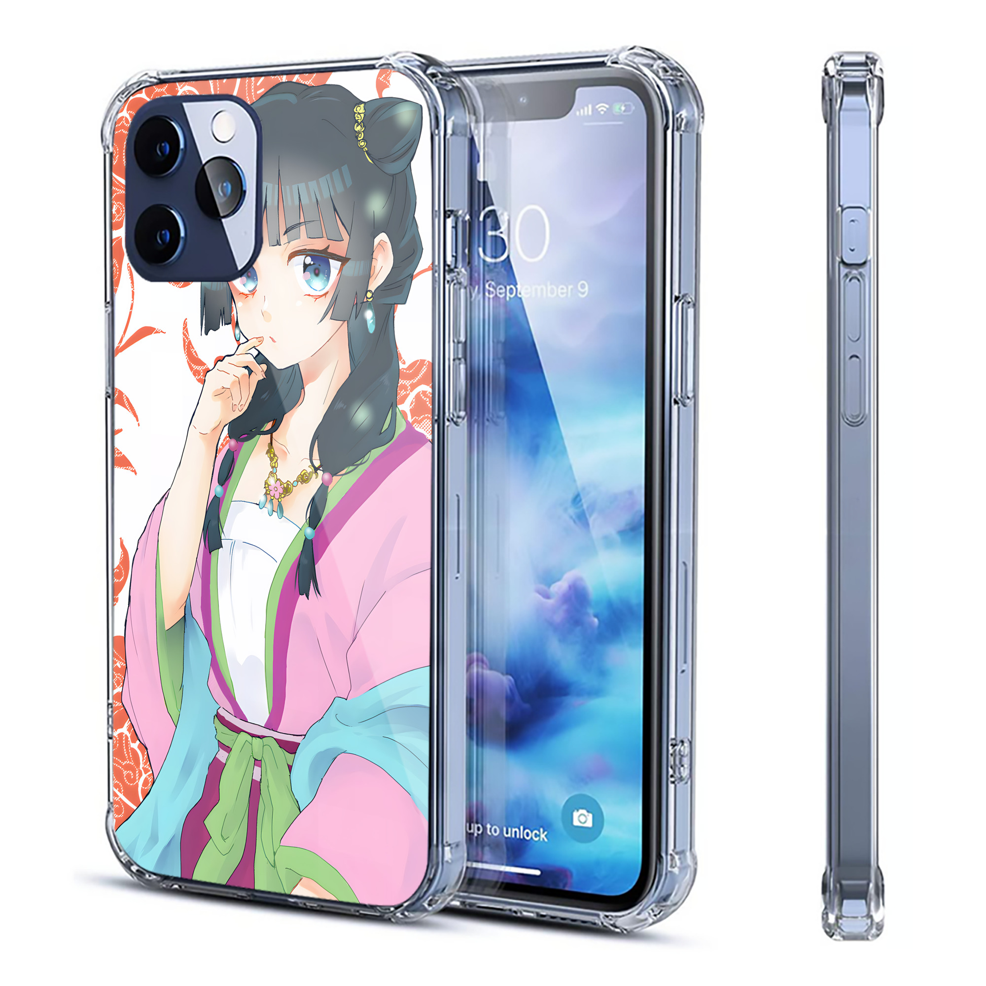 （画像用） 薬屋のひとりごと The Apothecary Diaries 【iPhone 12シリーズ対応】透明スマホケース（クリアソフトケース）
